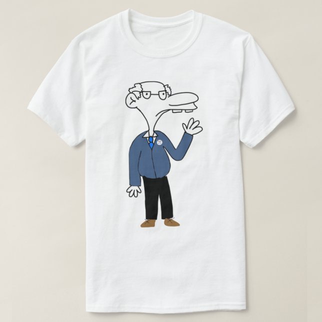 T-shirt Manny Heffley Comme Bernie Sanders Manny Heffley C (Design devant)