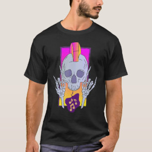 T-shirt Mano Cornuta Crull Punk Heavy Metal