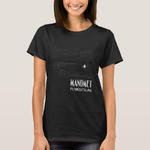 T-shirt Manomet Plymouth Ma Whale Whitehorse Beach Souveni