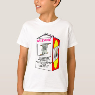 T-shirt Manquant : CONSTITUTION AMÉRICAINE