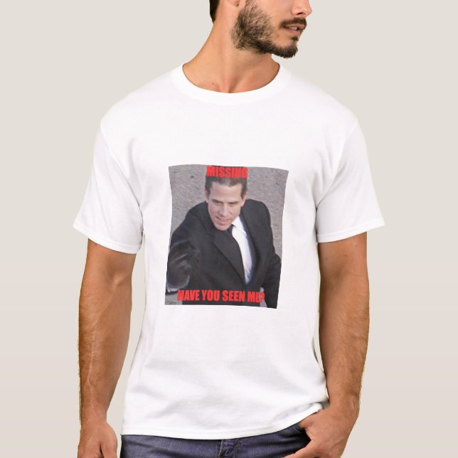 T-shirt Manquant : Hunter Biden (Devant)