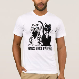T-shirt Mans Best Friend, Cat T_shirts