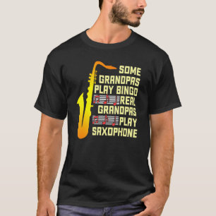 T-shirt Mans Certains Grandpas Jouer Bingo Real Grandpas J