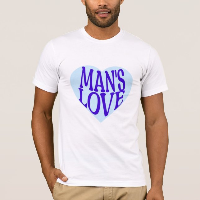T-SHIRT MAN'S LOVE (Devant)