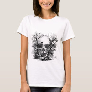 T-shirt MANSION SKULL - maison hantée - horreur - Hallowee