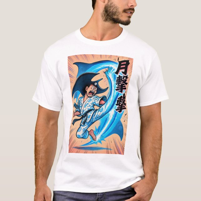 T-shirt Manta-Ray Moon-Kick (Devant)