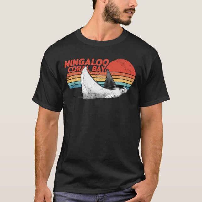 T-shirt Manta Ray Ningaloo Coral Bay (Devant)