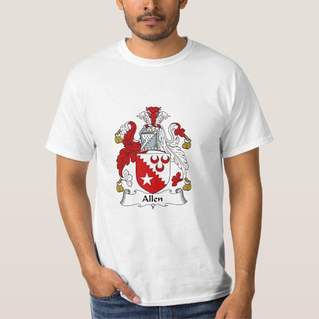 T-shirt Manteau d'Allen de crête de famille d'Allen des (Devant)