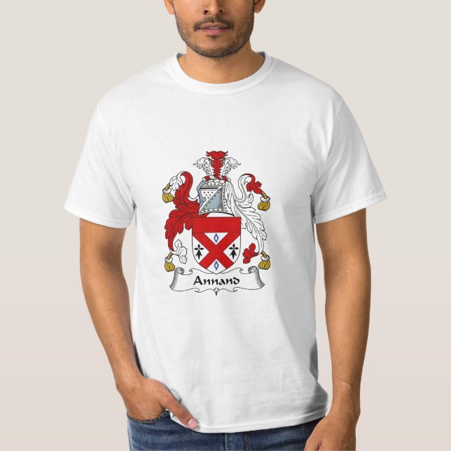 T-shirt Manteau d'Annand de crête de famille d'Annand des (Devant)