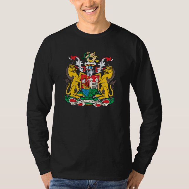T-shirt Manteau de Bristol des bras (Devant)