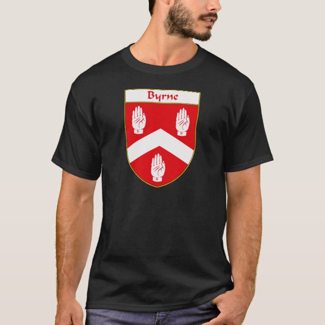 T-shirt Manteau de Byrne des bras/de crête de famille (Devant)