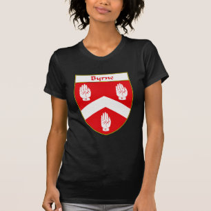 T-shirt Manteau de Byrne des bras/de crête de famille