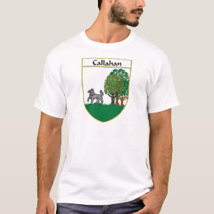 T-shirt Manteau de Callahan des bras/de crête de famille