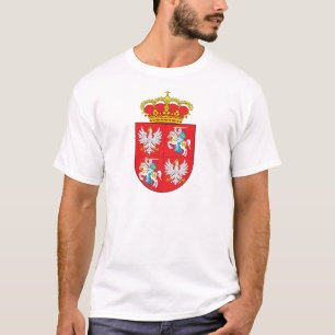 T-shirt Manteau de Commonwealth des bras lithuanien