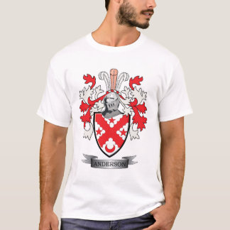 T-shirt Manteau de crête de famille d'Anderson des bras