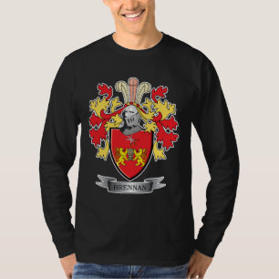 T-shirt Manteau de crête de famille de Brennan des bras