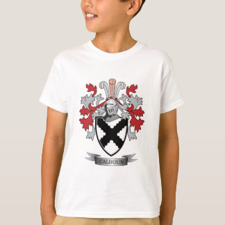T-shirt Manteau de crête de famille de Calhoun des bras