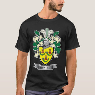 T-shirt Manteau de crête de famille de chasseur des bras