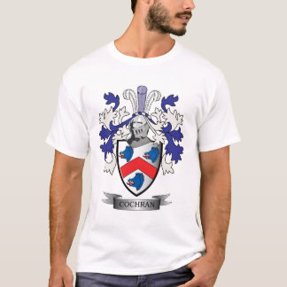 T-shirt Manteau de crête de famille de Cochran des bras