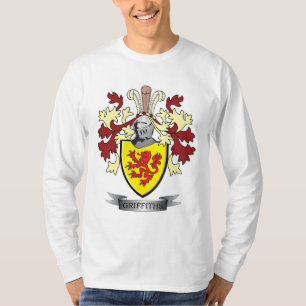 T-shirt Manteau de crête de famille de Griffiths des bras