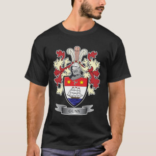T-shirt Manteau de crête de famille de Gunn des bras
