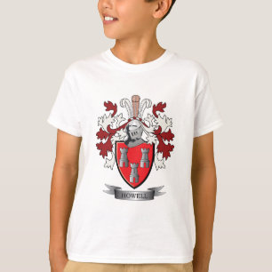T-shirt Manteau de crête de famille de Howell des bras