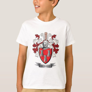 T-shirt Manteau de crête de famille de Howell des bras