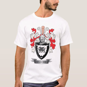 T-shirt Manteau de crête de famille de Kilgore des bras