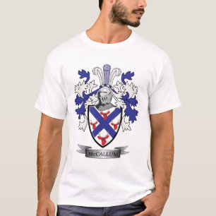 T-shirt Manteau de crête de famille de McCallum des bras