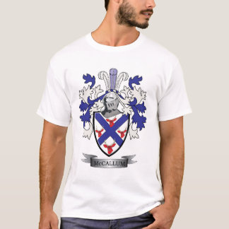 T-shirt Manteau de crête de famille de McCallum des bras