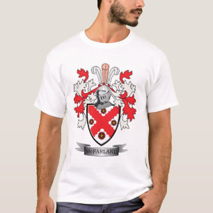 T-shirt Manteau de crête de famille de McFarland des bras