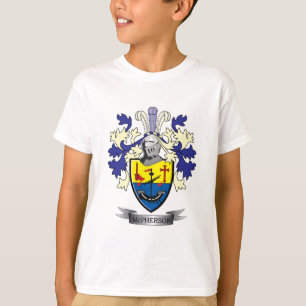 T-shirt Manteau de crête de famille de McPherson des bras