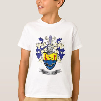 T-shirt Manteau de crête de famille de McPherson des bras