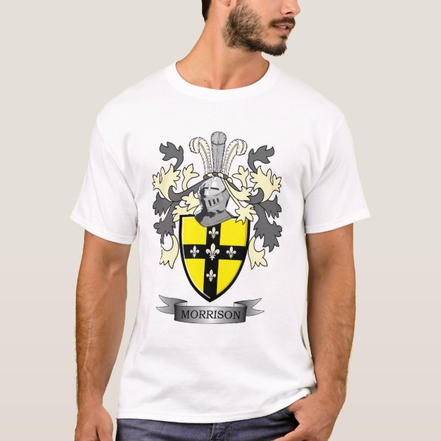 T-shirt Manteau de crête de famille de Morrison des bras (Devant)