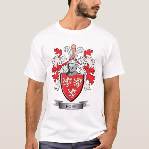 T-shirt Manteau de crête de famille de Ross des bras