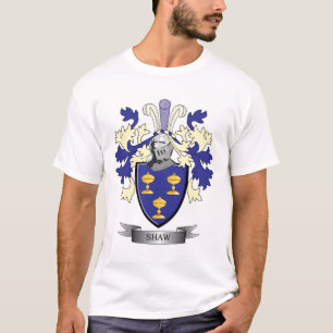 T-shirt Manteau de crête de famille de Shaw des bras