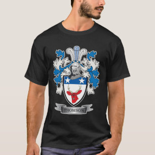 T-shirt Manteau de crête de famille de Thomson des bras