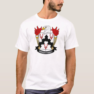 T-shirt Manteau de famille de Parker des bras