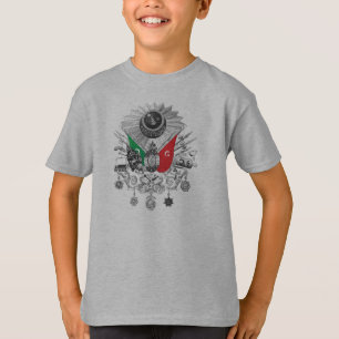 T-shirt Manteau de gamme de gris d'empire de tabouret des