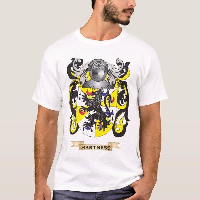 T-shirt Manteau de Hartness des bras (crête de famille) (Devant)