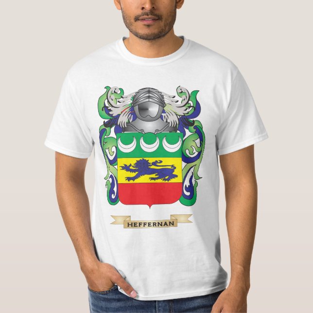 T-shirt Manteau de Heffernan des bras (crête de famille) (Devant)