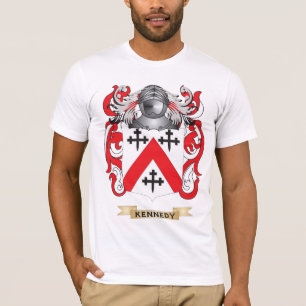 T-shirt Manteau de Kennedy des bras (écossais) (crête de