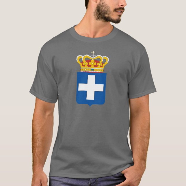 T-shirt Manteau de la Grèce des bras (1863-1924 et (Devant)