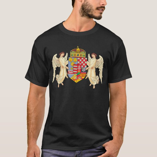 T-shirt Manteau de la Hongrie des bras (Devant)