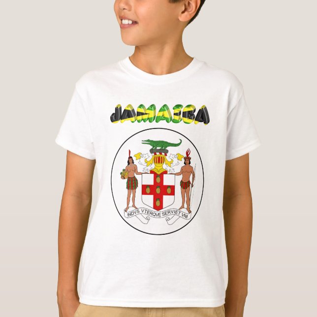 T-shirt Manteau de la Jamaïque des bras (Devant)