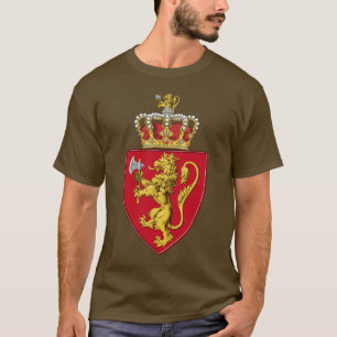 T-shirt Manteau de la Norvège des bras