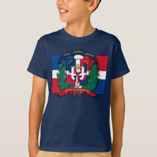 T-shirt Manteau de la République Dominicaine des bras