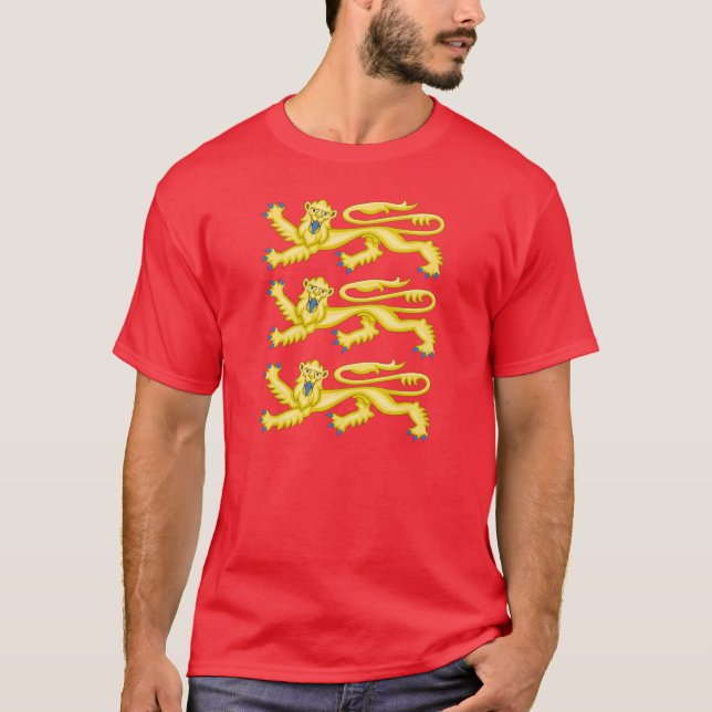 T-shirt Manteau de l'Angleterre de chemise de bras (Devant)