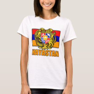 T-shirt Manteau de l'Arménie Hayastan des bras