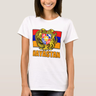 T-shirt Manteau de l'Arménie Hayastan des bras
